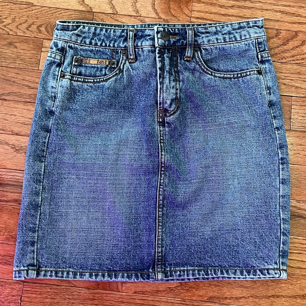 90’s vintage denim skirt!!